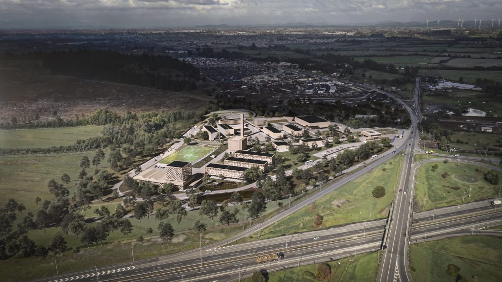 Render referencial del futuro Campus Los Ángeles Maquena.