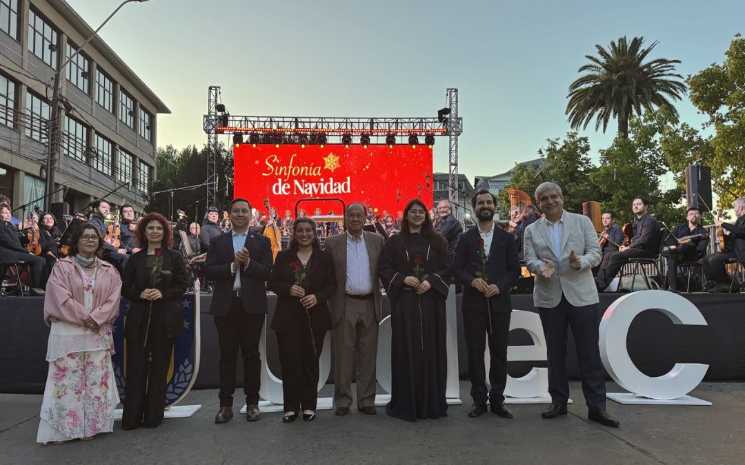 Más de mil personas disfrutaron de Sinfonía de Navidad de la Universidad de Concepción en Los Ángeles