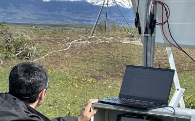 Docente del Campus Los Ángeles participó en expedición científica asociada a mediciones geodésicas en el glaciar Dickson